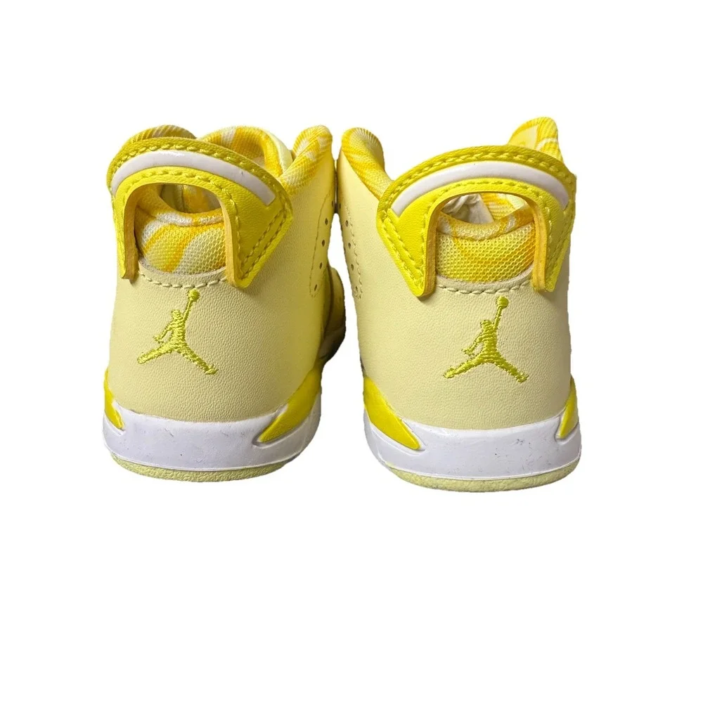 Nike Air Jordan Retro 6 Citron Tint Dynamic Yellow | 645127-800 Toddler Size 4C